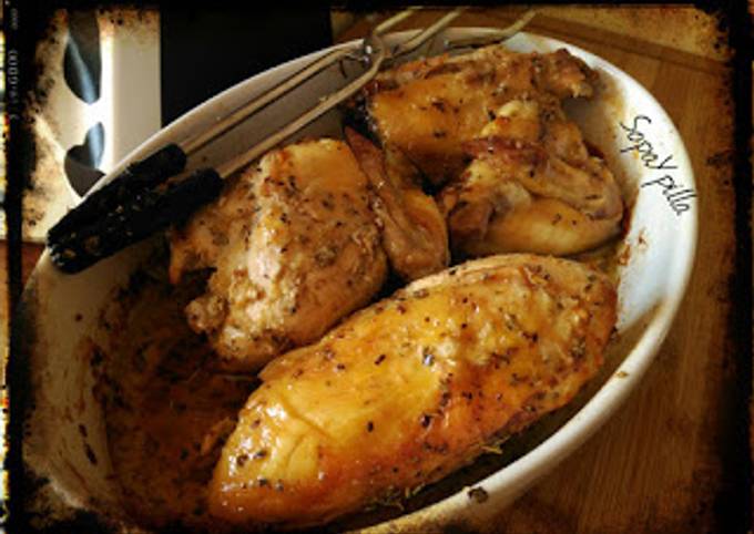 Pollo asado marinado Receta de hirmafilter- Cookpad