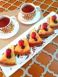 عکسی از دستور کیک بدون تخم مرغ