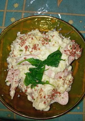 Foto resep Spagetti cream cheese full