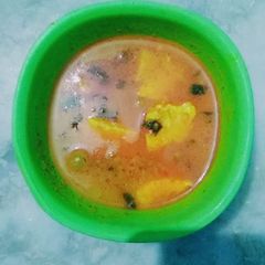 A picture of Matar paneer.