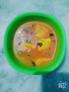 A picture of Matar paneer.