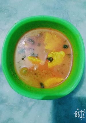 A picture of Matar paneer.