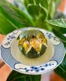 Bí đỏ non hấp tôm thịt 🥩 🦐