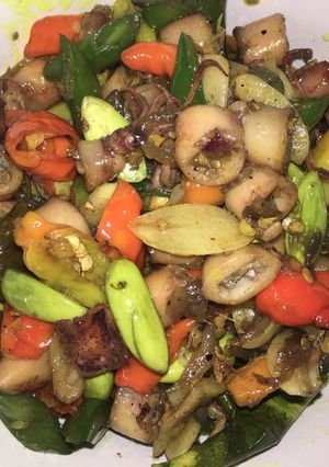 Foto resep Tumis Cumi Asin Pete