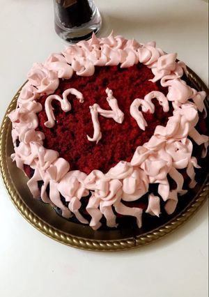 صورة لوصفة كيك بالشوكولا والكريمة