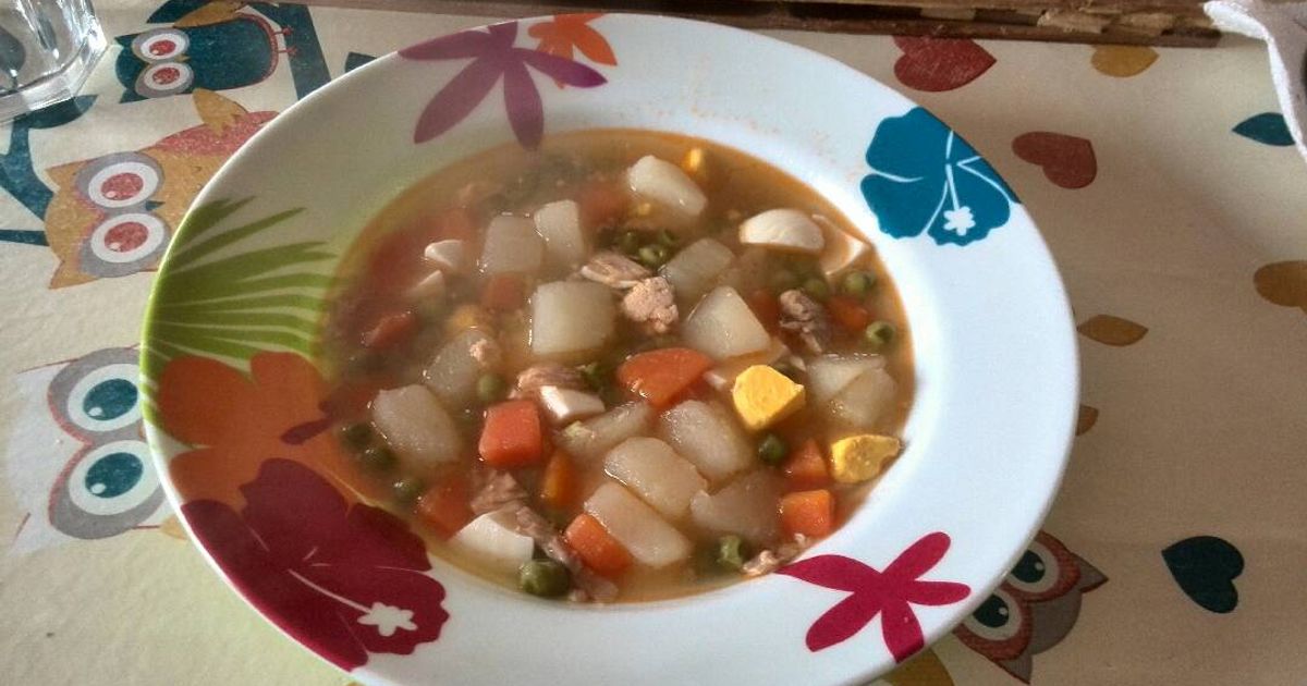 Sopa Rika Sopa Rica Receta de Monica Aira Fernandez- Cookpad
