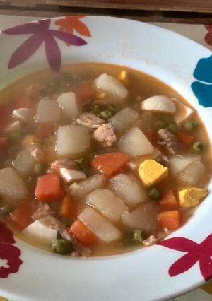 Una foto de Sopa rica