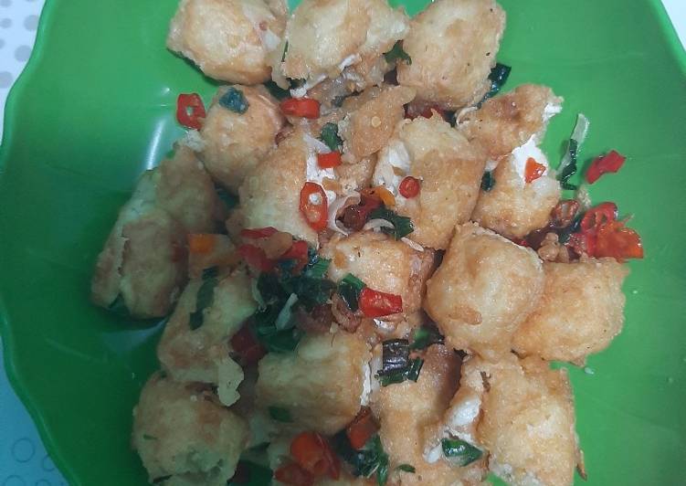 Tahu cabai garam kriuk so yummy