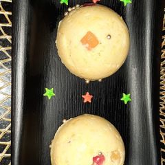 A picture of Musk Melon Chocolate Fudge.