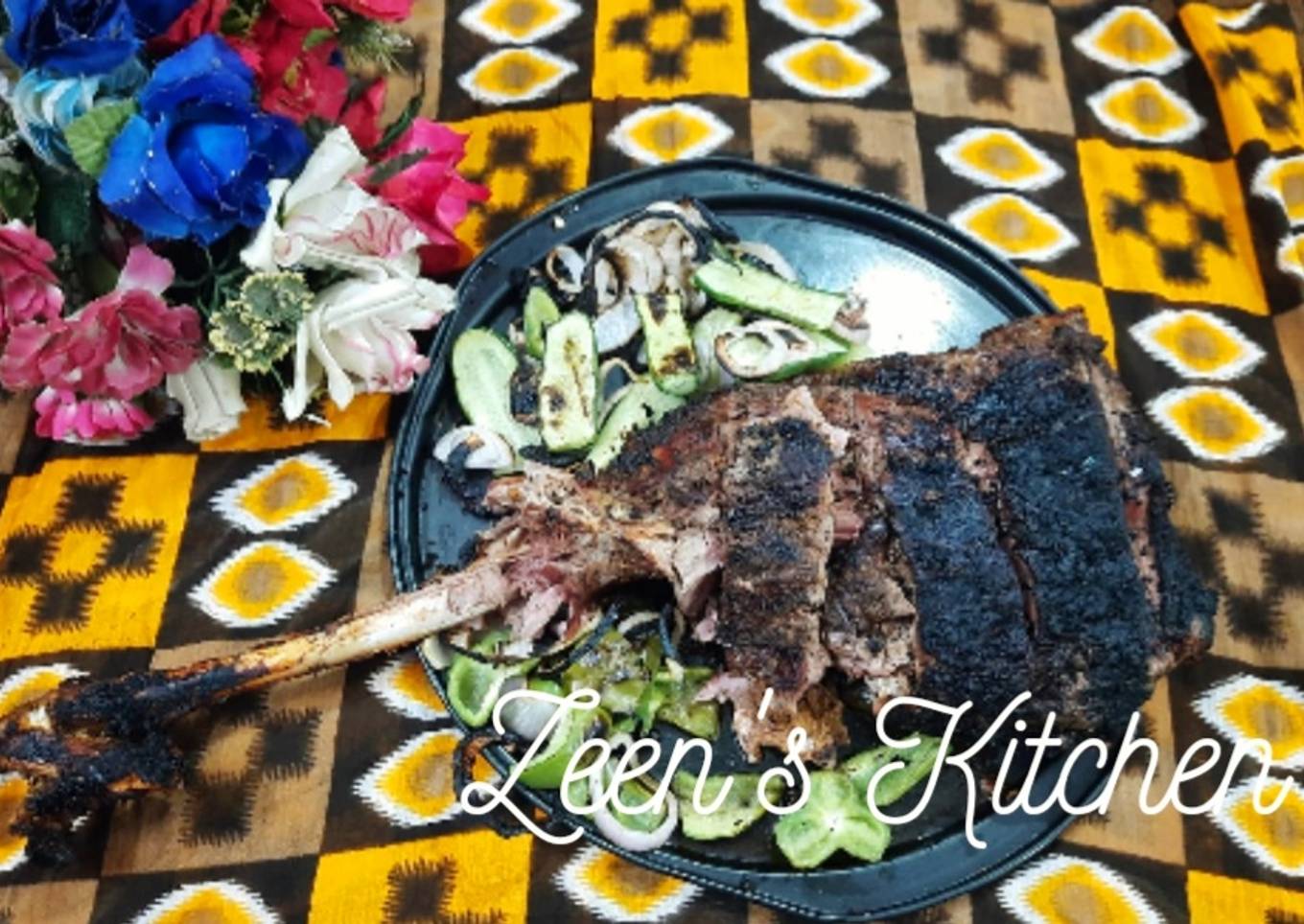 Charcoal Grilled Lamb Leg or Raan