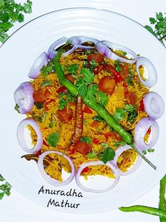 राजस्थानी गट्टा पुलाव (Rajasthani Gatta Pulao recipe in Hindi) रेसिपी मुख्य फोटो