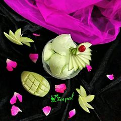 A picture of Raw mango ice cream.