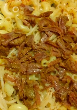 A picture of Meat macaroni.