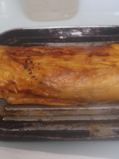 Una foto de Enrollado de panceta con hojaldre