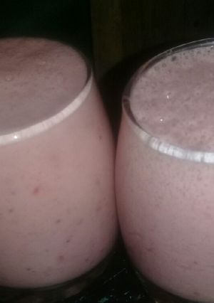 صورة لوصفة عصير الفراولة