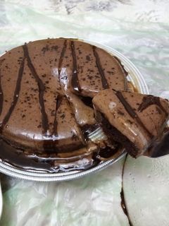 صورة لوصفة كيكه البركان