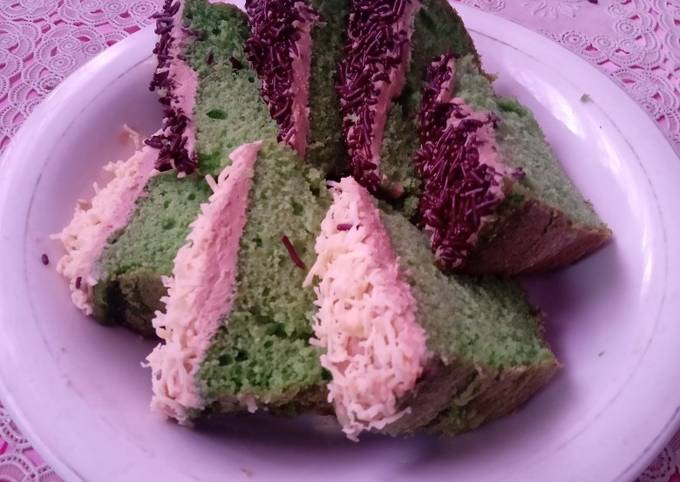 Bagaimana Menyiapkan Bolu pandan(sponge cake pandan) panggang anti gagal Anti Gagal