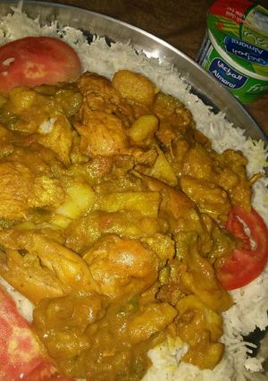 صورة لوصفة طاجن دجاج مع الرز
