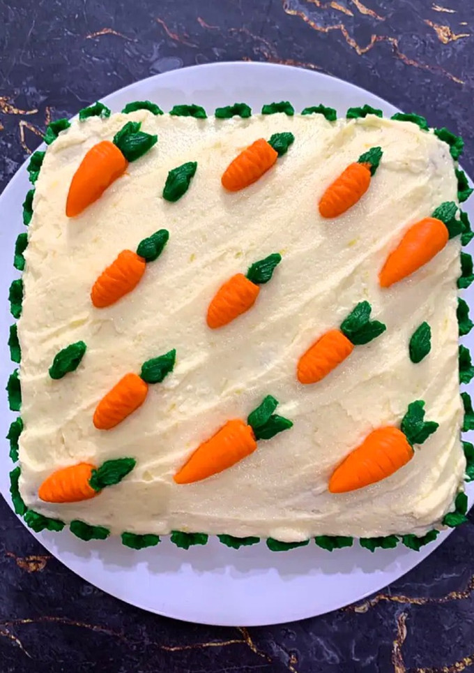Foto resep Carrot Cake With Frosting Lemon Creamcheese