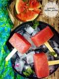Watermelon popsicles