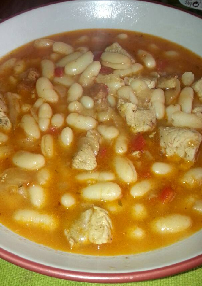 Una foto de Alubias con Ragu de cerdo