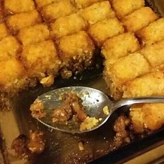 A picture of Beany Sloppy Joe Casserole.