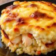Pastel de arroz y pescado