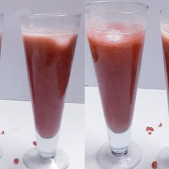 A picture of Apple pomegranate juice.