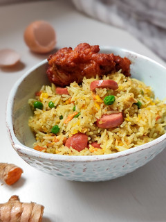 Foto resep Nasi Goreng Kunyit Sosis