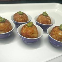 A picture of Sabudana Vadas In Appe Pan.
