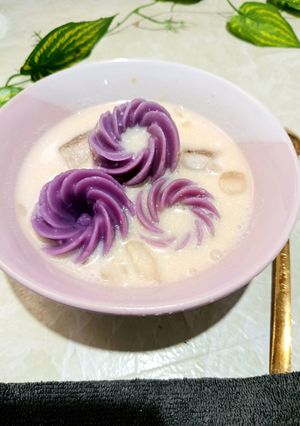 Foto resep Es Bongko Ubi Ungu
