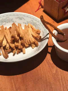 Una foto de Churros sin gluten y veganos