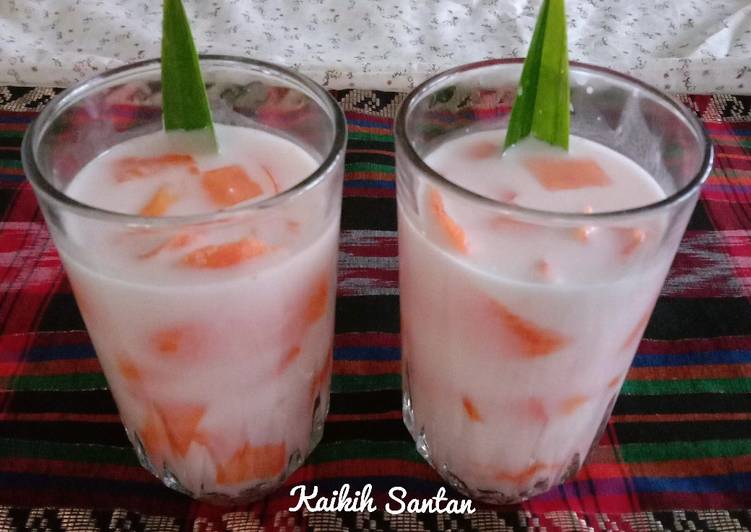 Bahan meracik Kalikih Santan Khas Minang🍨 Anti Gagal