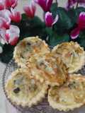 Mini quiche de pollo