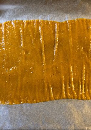 A picture of Amardeen or Apricot paste.