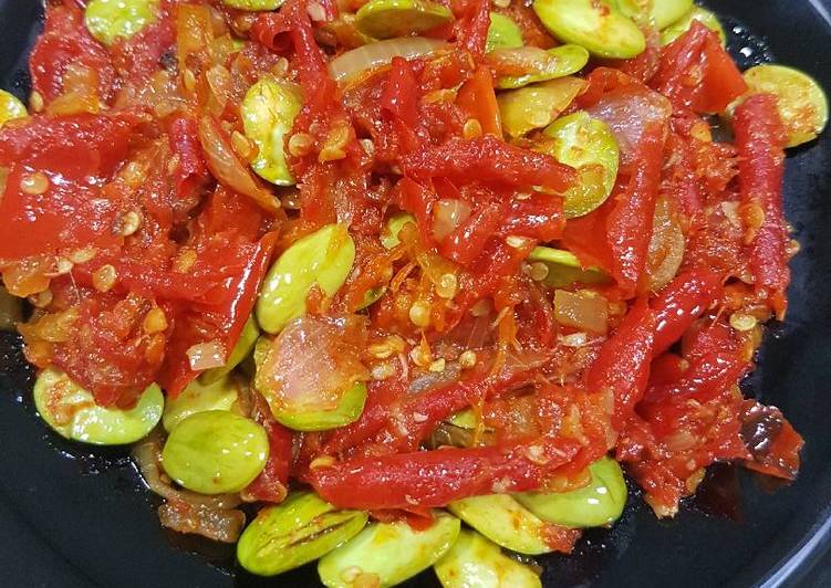 Resep Sambal pete pedas dan simple oleh indri - Cookpad