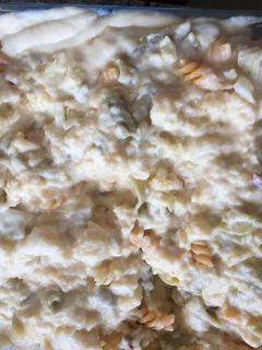 Una foto de Coliflor con pasta y bechamel🥗🍝