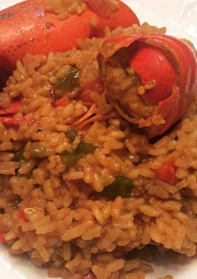 Una foto de Arroz con bogavante