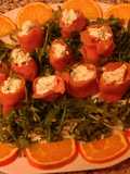 Involtini di salmone