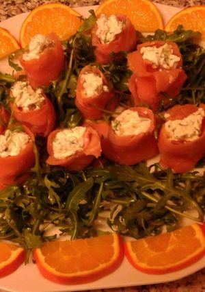 Foto di Involtini di salmone