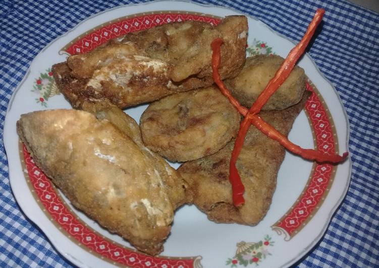 Ikan aruan goreng tepung crispy