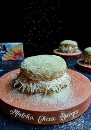Foto resep "Matcha Cheese Burger"