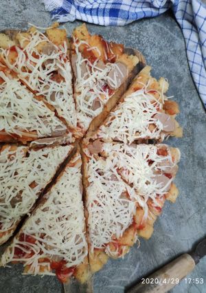 Foto resep Pizza roti tawar no oven