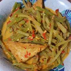 รูปของ Sambal goreng labu siam+tahu