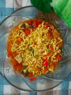 Foto resep Mie Kuah Kaldu Tomat