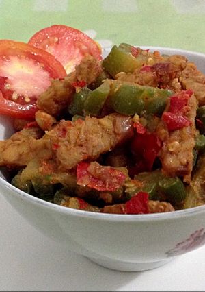 Foto resep Pare Tempe Sambal Terasi