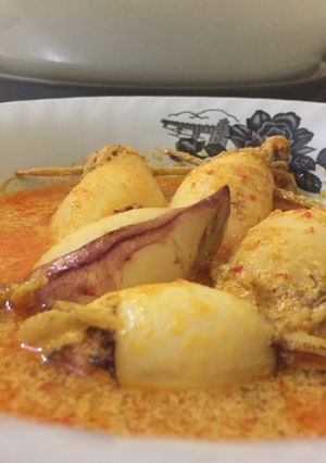 Foto resep Gulai cumi isi tahu