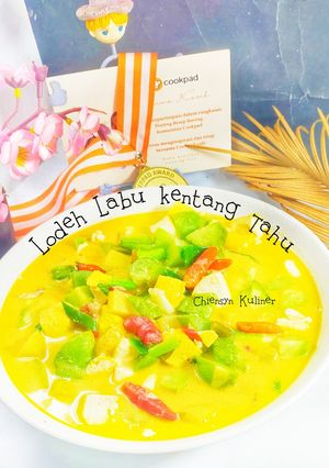 Foto resep Lodeh Labu Kentang Tahu