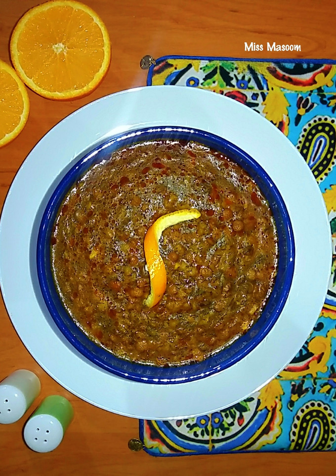 عکسی از دستور آش عدس