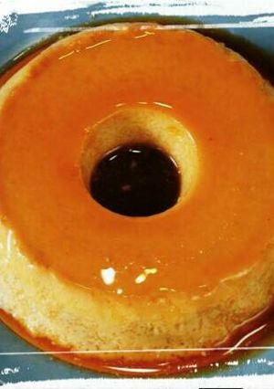 Una foto de Flan casero